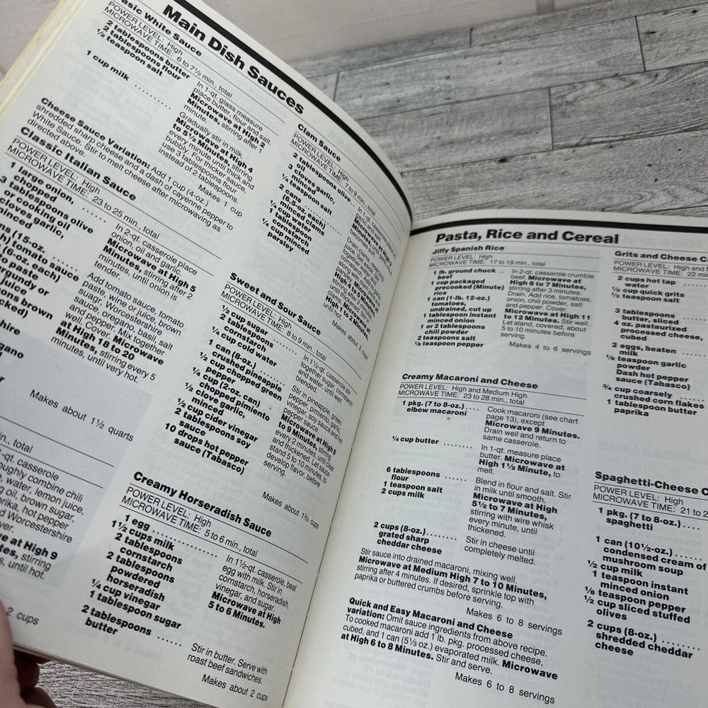 Microwave Guide‎ And Cookbook General Electric 1984 Paperback Appliance Manual
